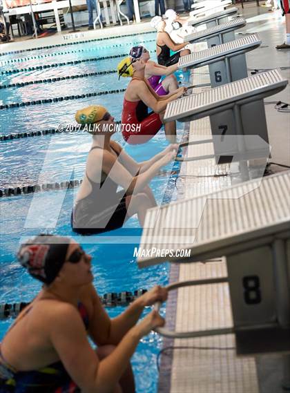 Thumbnail 2 in NCHSAA 4A State Swim Championship (Finals) photogallery.