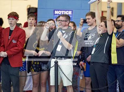 Thumbnail 3 in NCHSAA 4A State Swim Championship (Finals) photogallery.