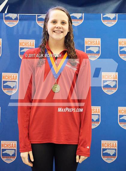 Thumbnail 3 in NCHSAA 4A State Swim Championship (Finals) photogallery.