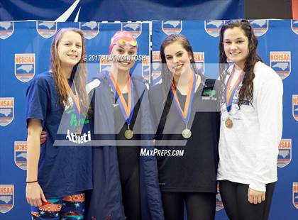 Thumbnail 2 in NCHSAA 4A State Swim Championship (Finals) photogallery.
