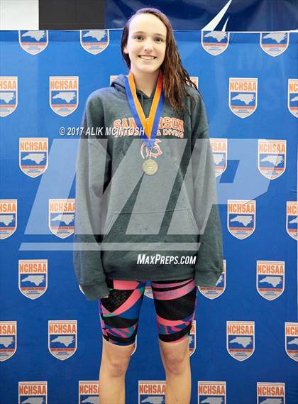 Thumbnail 3 in NCHSAA 4A State Swim Championship (Finals) photogallery.