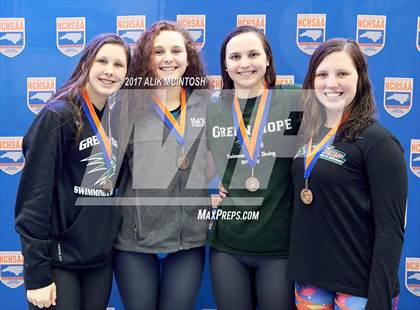 Thumbnail 3 in NCHSAA 4A State Swim Championship (Finals) photogallery.