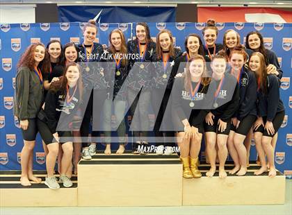 Thumbnail 3 in NCHSAA 4A State Swim Championship (Finals) photogallery.