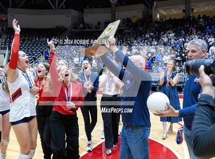 Thumbnail 3 in Wimberley vs. Randall (UIL 4A Volleyball Division II Final Medal Ceremony) photogallery.