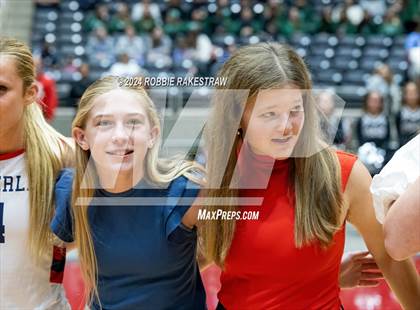 Thumbnail 3 in Wimberley vs. Randall (UIL 4A Volleyball Division II Final Medal Ceremony) photogallery.