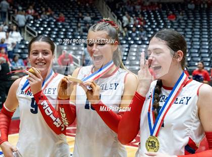 Thumbnail 2 in Wimberley vs. Randall (UIL 4A Volleyball Division II Final Medal Ceremony) photogallery.