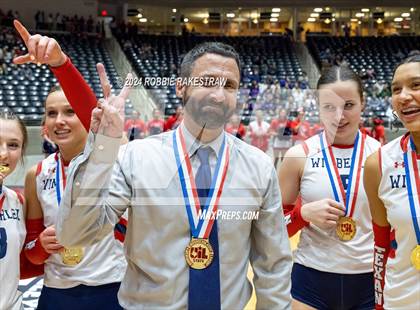 Thumbnail 1 in Wimberley vs. Randall (UIL 4A Volleyball Division II Final Medal Ceremony) photogallery.