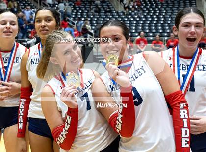 Thumbnail 2 in Wimberley vs. Randall (UIL 4A Volleyball Division II Final Medal Ceremony) photogallery.