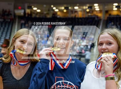 Thumbnail 3 in Wimberley vs. Randall (UIL 4A Volleyball Division II Final Medal Ceremony) photogallery.