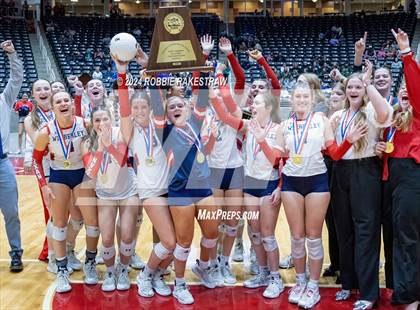 Thumbnail 2 in Wimberley vs. Randall (UIL 4A Volleyball Division II Final Medal Ceremony) photogallery.