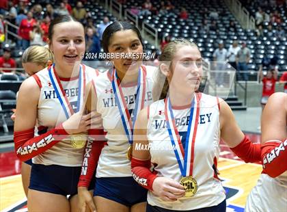 Thumbnail 1 in Wimberley vs. Randall (UIL 4A Volleyball Division II Final Medal Ceremony) photogallery.