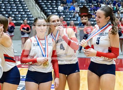 Thumbnail 2 in Wimberley vs. Randall (UIL 4A Volleyball Division II Final Medal Ceremony) photogallery.