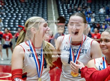 Thumbnail 3 in Wimberley vs. Randall (UIL 4A Volleyball Division II Final Medal Ceremony) photogallery.