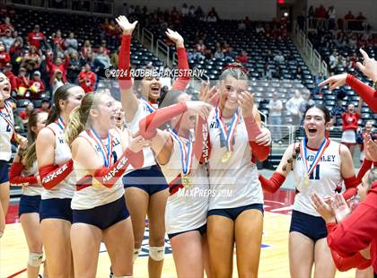 Thumbnail 1 in Wimberley vs. Randall (UIL 4A Volleyball Division II Final Medal Ceremony) photogallery.