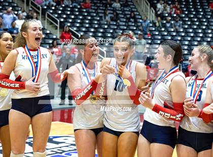 Thumbnail 1 in Wimberley vs. Randall (UIL 4A Volleyball Division II Final Medal Ceremony) photogallery.