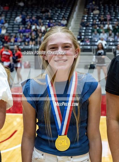 Thumbnail 1 in Wimberley vs. Randall (UIL 4A Volleyball Division II Final Medal Ceremony) photogallery.