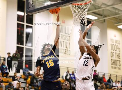 Thumbnail 1 in Norcross vs. Wheeler (Nike Elite HS Showcase GA) photogallery.