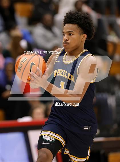 Thumbnail 2 in Norcross vs. Wheeler (Nike Elite HS Showcase GA) photogallery.