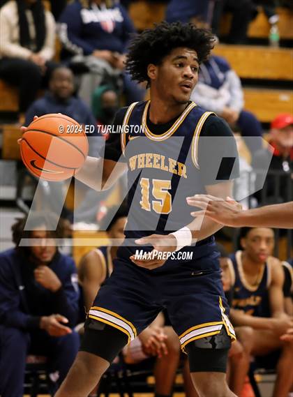 Thumbnail 1 in Norcross vs. Wheeler (Nike Elite HS Showcase GA) photogallery.