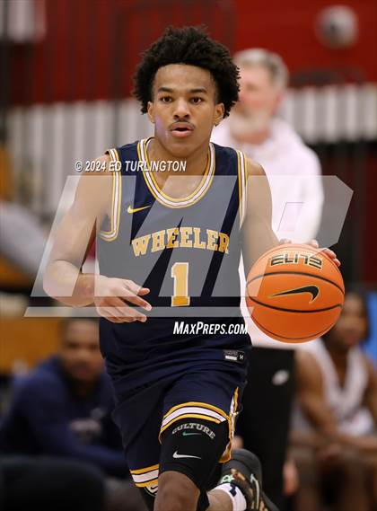 Thumbnail 1 in Norcross vs. Wheeler (Nike Elite HS Showcase GA) photogallery.