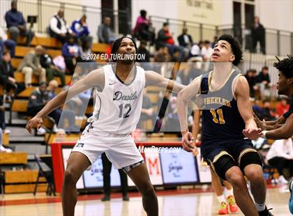 Thumbnail 1 in Norcross vs. Wheeler (Nike Elite HS Showcase GA) photogallery.