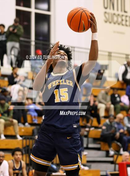 Thumbnail 3 in Norcross vs. Wheeler (Nike Elite HS Showcase GA) photogallery.