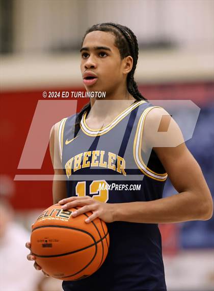 Thumbnail 1 in Norcross vs. Wheeler (Nike Elite HS Showcase GA) photogallery.