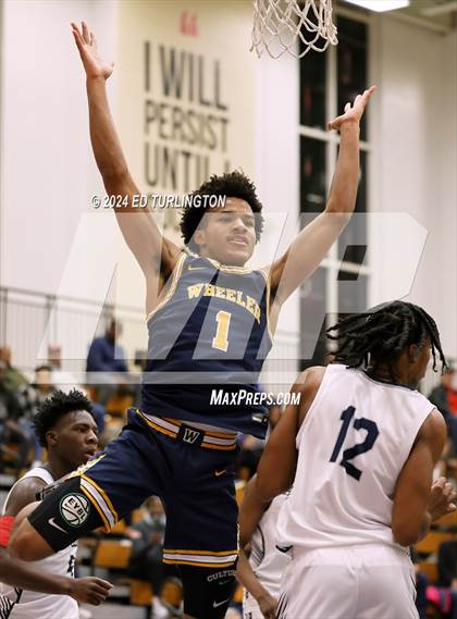 Thumbnail 1 in Norcross vs. Wheeler (Nike Elite HS Showcase GA) photogallery.