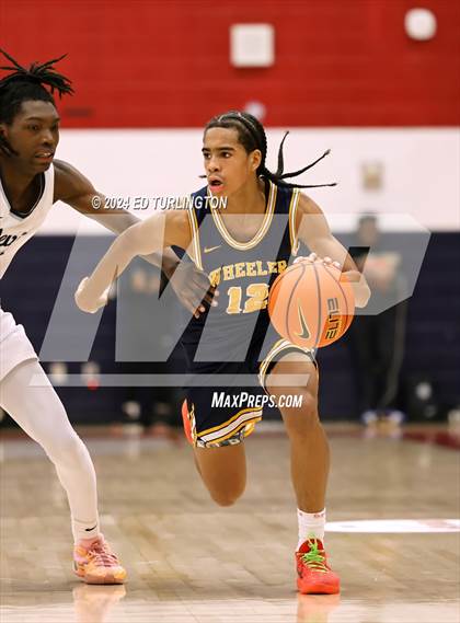 Thumbnail 1 in Norcross vs. Wheeler (Nike Elite HS Showcase GA) photogallery.