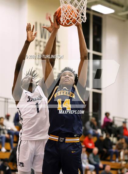 Thumbnail 2 in Norcross vs. Wheeler (Nike Elite HS Showcase GA) photogallery.