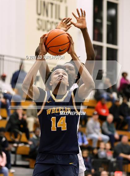Thumbnail 1 in Norcross vs. Wheeler (Nike Elite HS Showcase GA) photogallery.