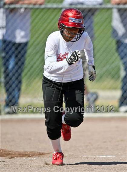 Thumbnail 3 in Arvin vs Frazier Mountain (Mira Monte Invitational) photogallery.