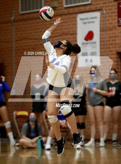 Thumbnail 3 in Salpointe Catholic vs. Mesquite photogallery.