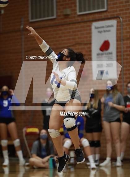 Thumbnail 1 in Salpointe Catholic vs. Mesquite photogallery.