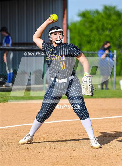 Thumbnail 2 in St. Joseph Catholic vs Brazos Christian photogallery.