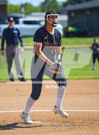 Thumbnail 2 in St. Joseph Catholic vs Brazos Christian photogallery.