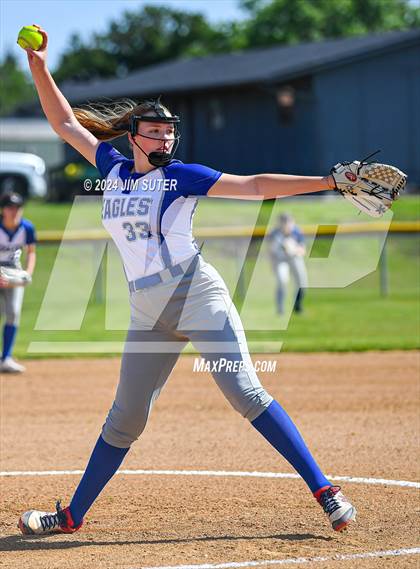 Thumbnail 2 in St. Joseph Catholic vs Brazos Christian photogallery.