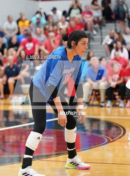 Thumbnail 2 in St. Teresa's Academy vs Bishop Miege (St James Volleyball Slam) photogallery.