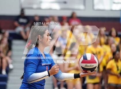 Thumbnail 2 in St. Teresa's Academy vs Bishop Miege (St James Volleyball Slam) photogallery.