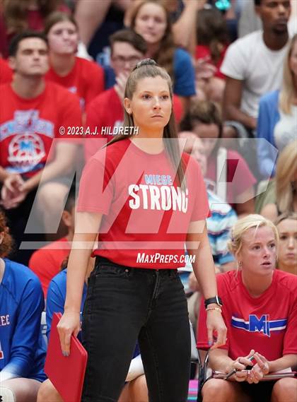 Thumbnail 3 in St. Teresa's Academy vs Bishop Miege (St James Volleyball Slam) photogallery.