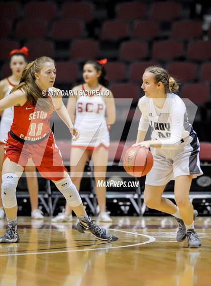 Thumbnail 2 in Seton Catholic vs. Cactus Shadows (AIA 4A Final) photogallery.