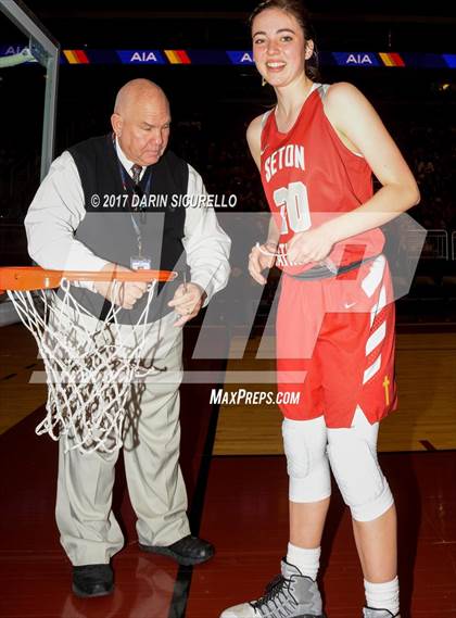 Thumbnail 3 in Seton Catholic vs. Cactus Shadows (AIA 4A Final) photogallery.