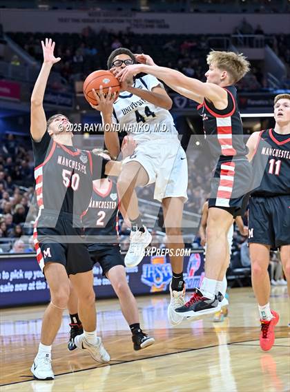 Thumbnail 1 in University vs. Manchester (IHSAA 2A State Championship) photogallery.
