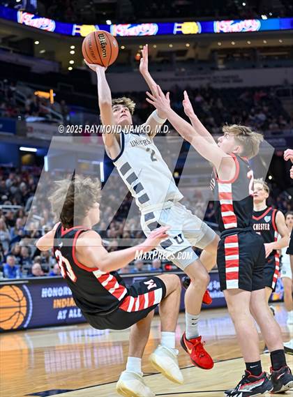 Thumbnail 1 in University vs. Manchester (IHSAA 2A State Championship) photogallery.