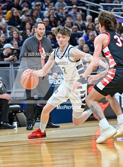 Thumbnail 3 in University vs. Manchester (IHSAA 2A State Championship) photogallery.