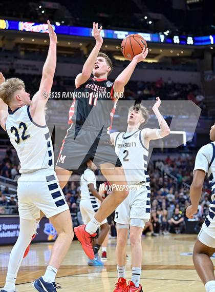 Thumbnail 2 in University vs. Manchester (IHSAA 2A State Championship) photogallery.