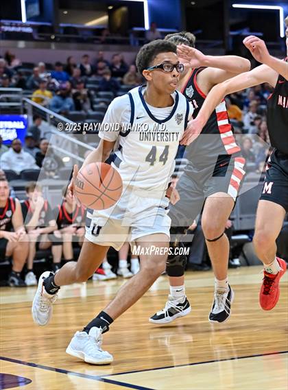 Thumbnail 1 in University vs. Manchester (IHSAA 2A State Championship) photogallery.