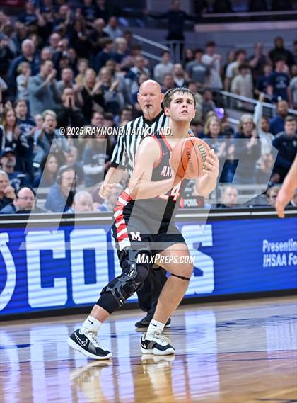 Thumbnail 2 in University vs. Manchester (IHSAA 2A State Championship) photogallery.