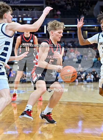 Thumbnail 2 in University vs. Manchester (IHSAA 2A State Championship) photogallery.