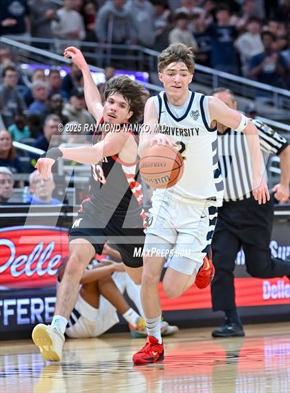 Thumbnail 2 in University vs. Manchester (IHSAA 2A State Championship) photogallery.